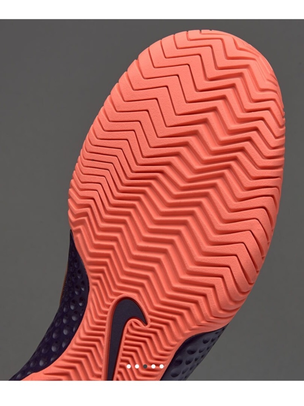 NIKE Court WOMENS FLARE - PURPLE DYNASTY/METALIC ROSE GOLD rare size 10 - Picture 3 of 4